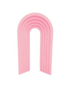 image of a 3D Baby Pink Layered Arch