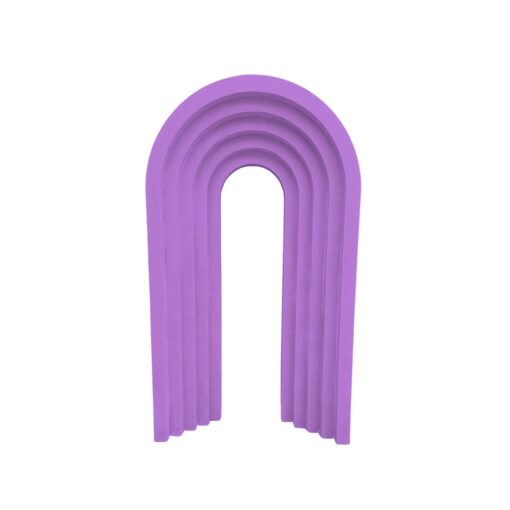 3D Layered Purple Arch