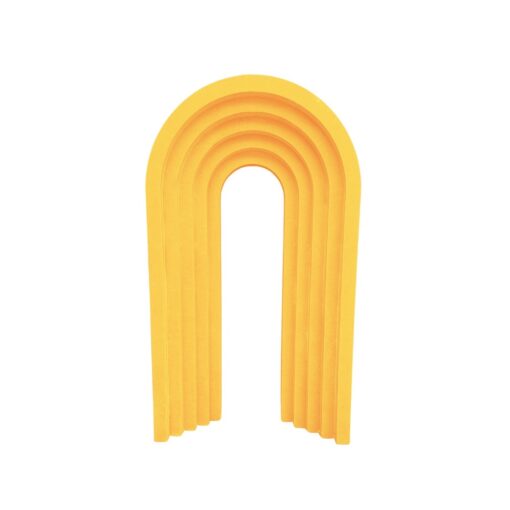 image of a 3D Yellow Layered Arch