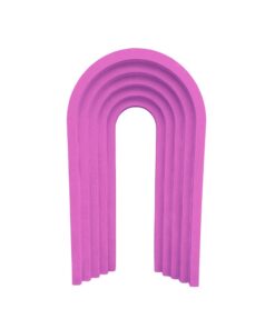 image of a 3D Fuchsia Layered Arch