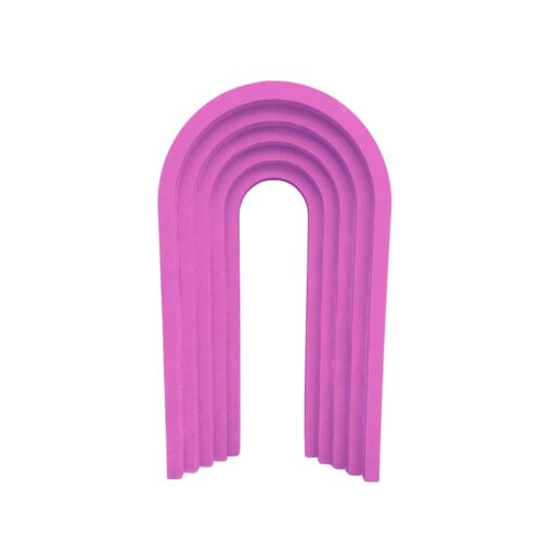 3D Fuchsia Layered Arch