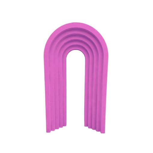 image of a 3D Fuchsia Layered Arch