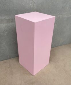 Baby Pink Square Plinth
