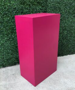 image of a Fuchsia Square Plinth