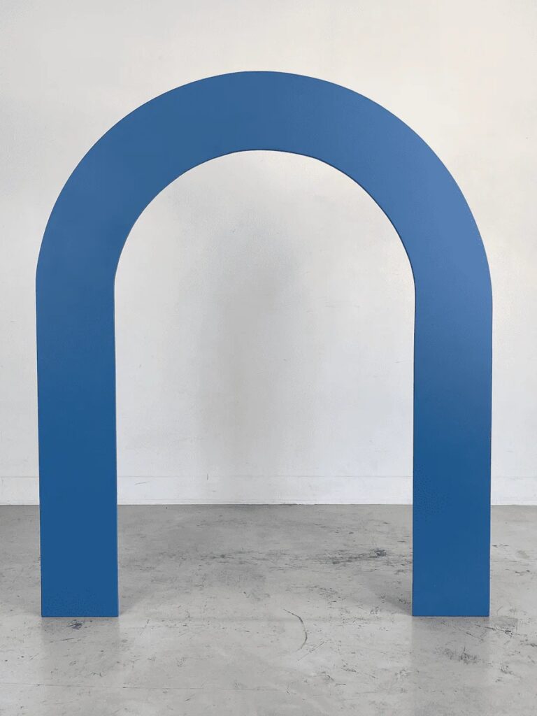 Blue U Shape Arch - MagicFlowersEventRentals | Event and Party Decors ...