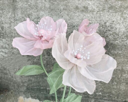 1 Blush Silk Flower - Image 2