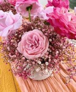 image of a Pink Baby Breath Centrepiece