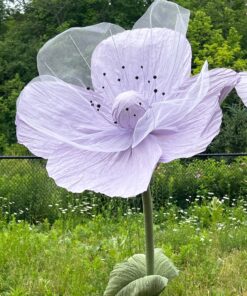 lavender silk poppy
