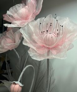 Baby Pink Silk Poppy