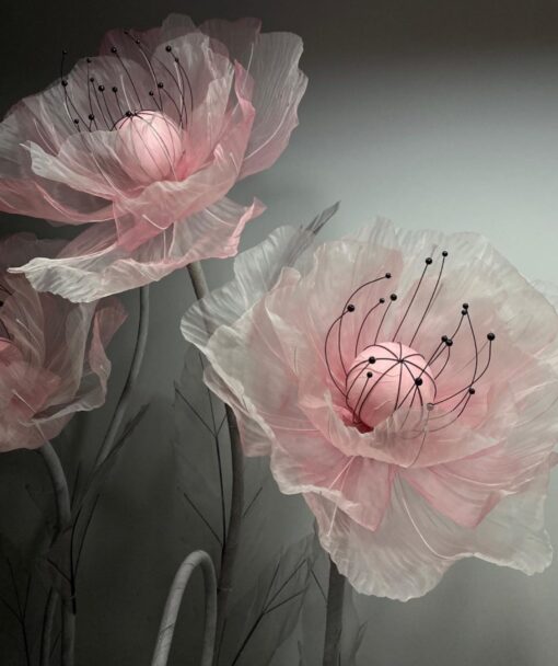 Baby Pink Silk Poppy - Image 2