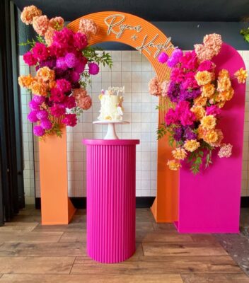 image of Bride To Be Fuchsia & Orange Package
