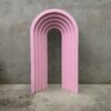 image of a 3D Barbie Pink Layered Arch