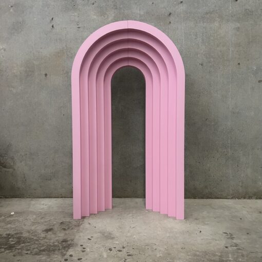 3D Barbie Pink Layered Arch