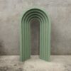 image of a 3D Sage Green Layered Arch