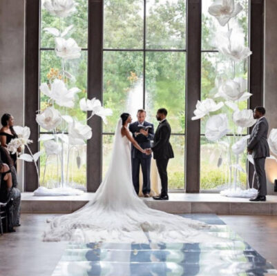 image of a Wedding Standing Flower Display