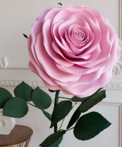 image of a giant pink rose