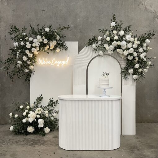 Bride To Be White & Greenery Package