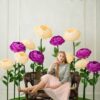 Set of 12 Giant Standing Flowers