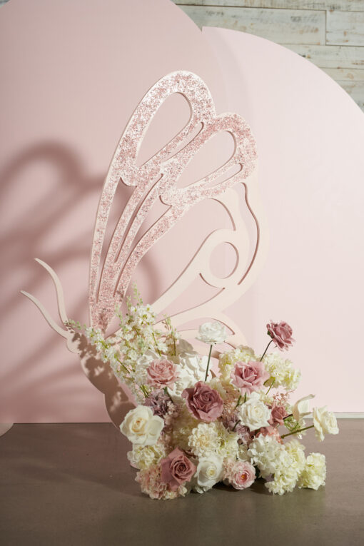 Standing Butterfly & Flower Bush