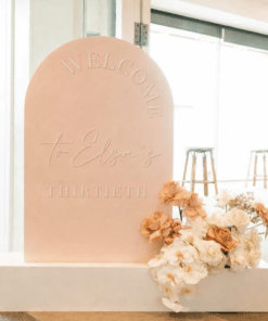 Enchanted Bloom Welcome Sign