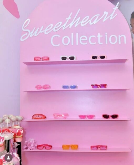 Pink Display Wall