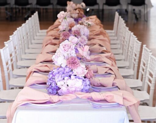 Purple Flower Centerpiece - Image 2
