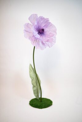 image of a lavender silk flower