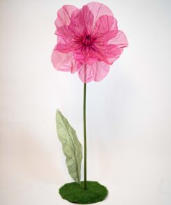 fuchsia silk flower
