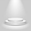 image of a 2-piece stage podium