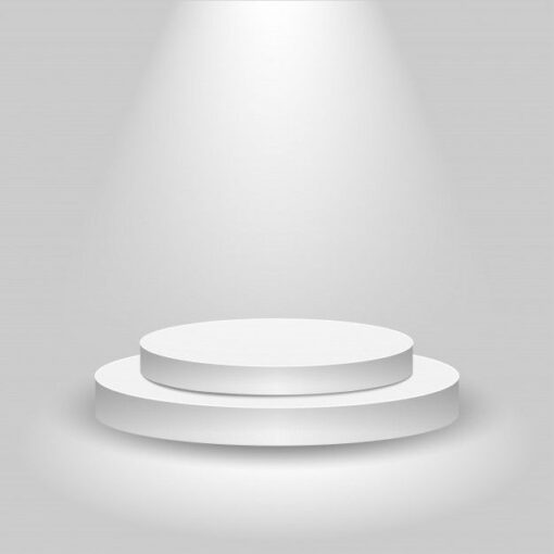 image of a 2-piece stage podium
