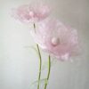 2 Baby Pink Silk Flowers