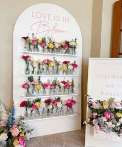 Love is in Bloom Display Wall
