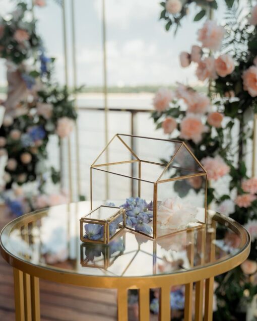 Gold Frame Flower Arrangement - Image 4