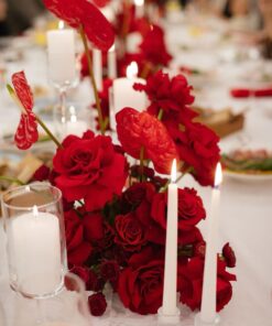 Red Floral Centerpiece