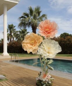3 Bright Blooms on stand