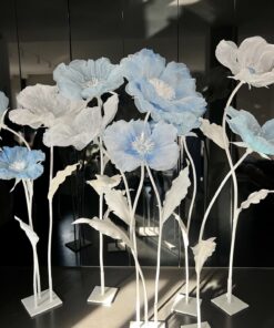 Set of Blue & White Blooms