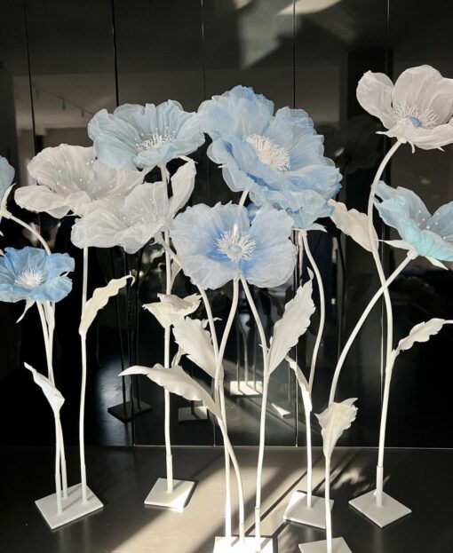 Set of Blue & White Blooms