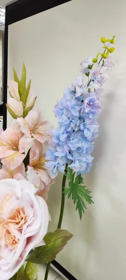 1 Blue Delphinium Flower - Image 2