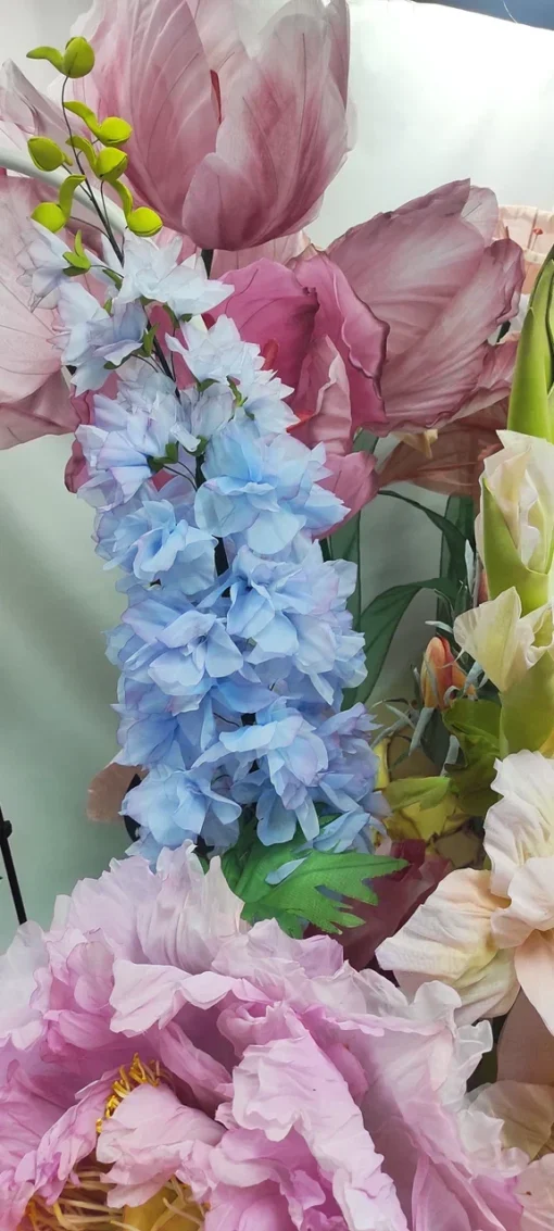 1 Blue Delphinium Flower - Image 3
