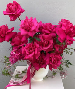 Fuchsia Flower Centerpiece