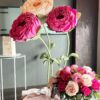3 Baby Pink & Fuchsia Blooms
