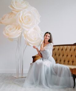 Giant White Roses