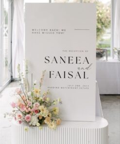 Wedding Welcome Sign