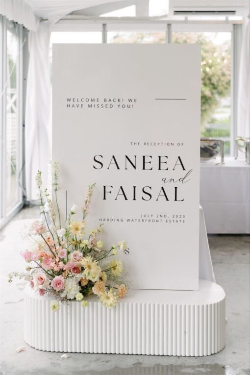 Wedding Welcome Sign