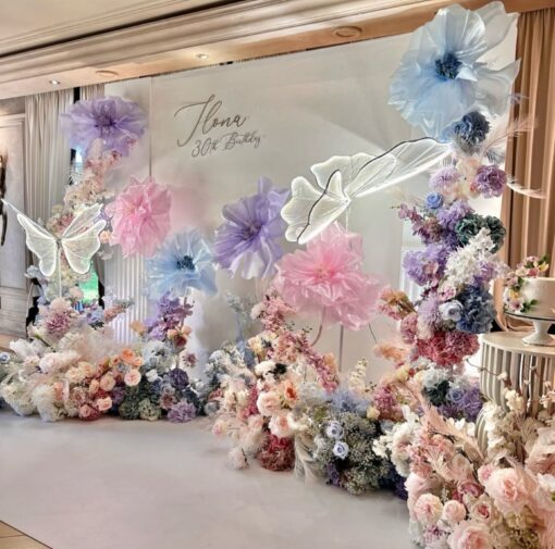 Butterfly & Giant Flowers Package
