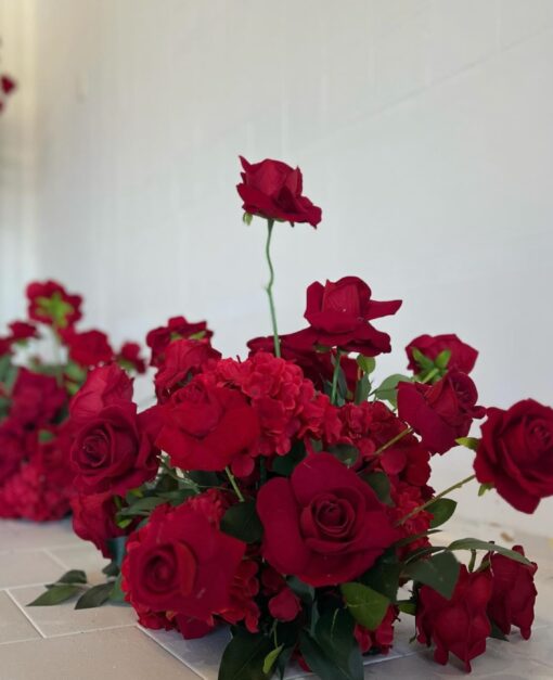 Red Flower Centerpiece
