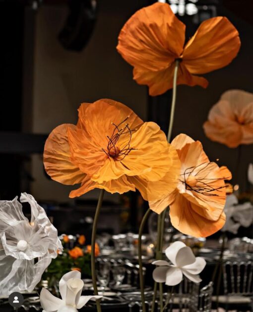 Orange Flower Centrepiece