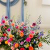 Hot Pink & Orange Florals