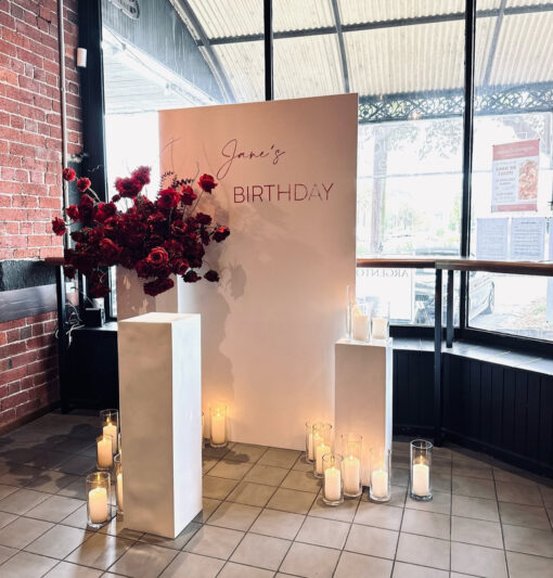 Elegant Red & White Birthday - Image 2