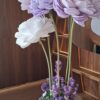4 Lilac & White Flowers